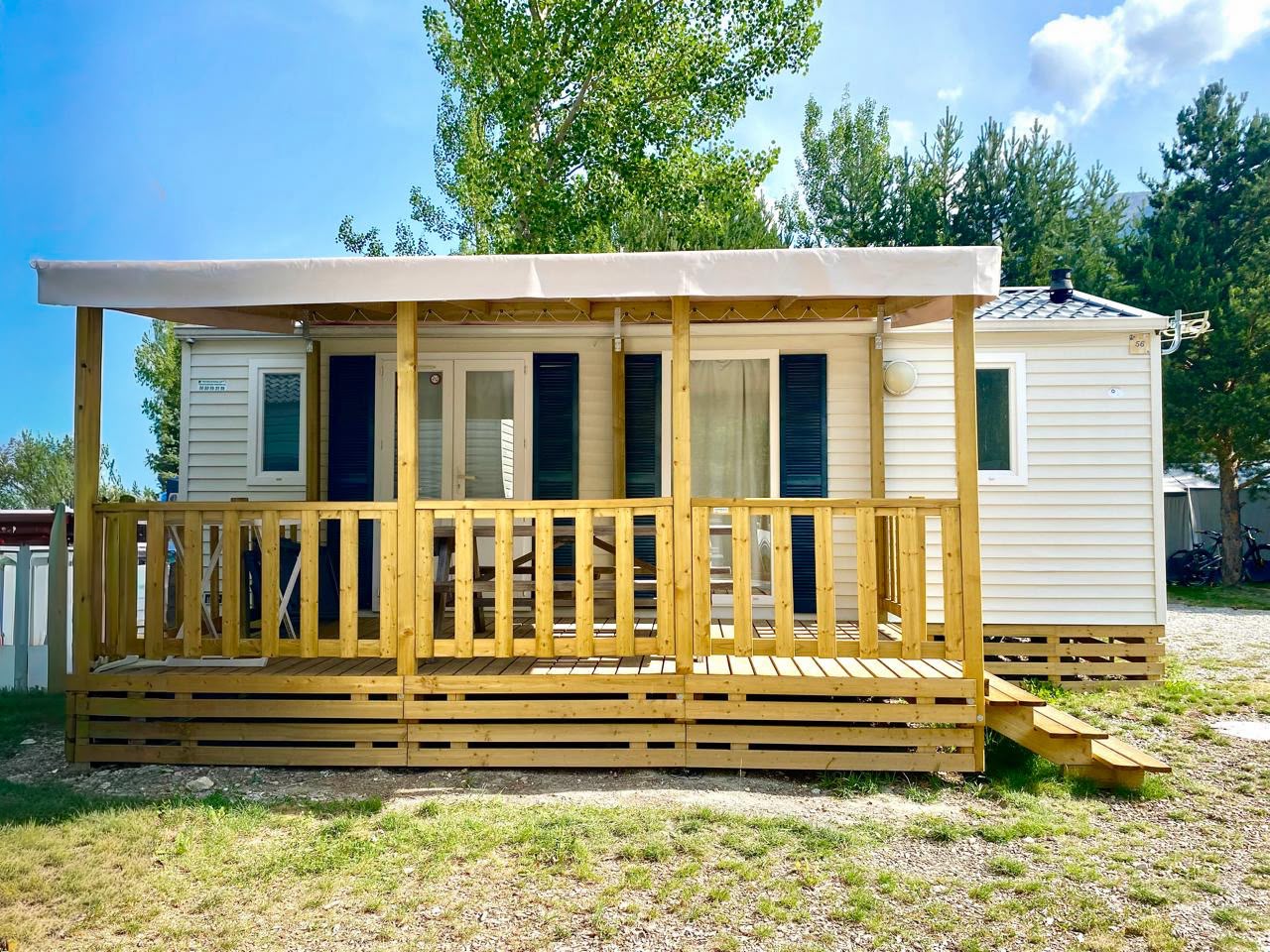 Mobil-Home Confort 2 chambres + TV + Climatisation