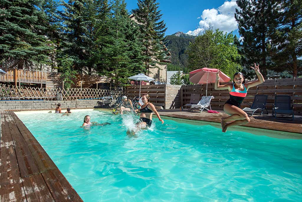 piscine chauffée famille